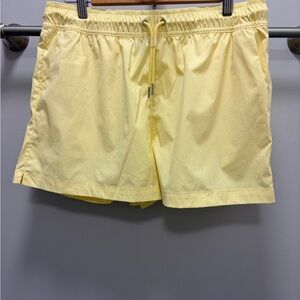 Athleta Yellow Women's Athletic Shorts